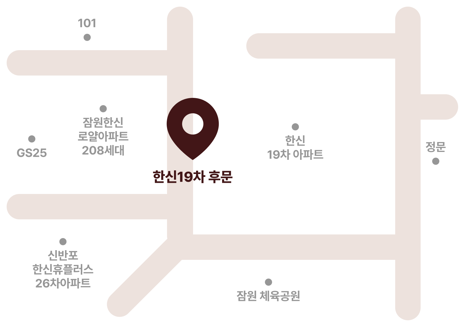 셔틀버스 이용하시는 경우 약도
